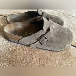 Birkenstock clog taupe